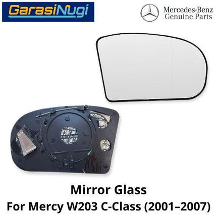 Mirror Glass Mercy W203 Cermin Kaca Spion Depan 2038100221 Mercedes C200