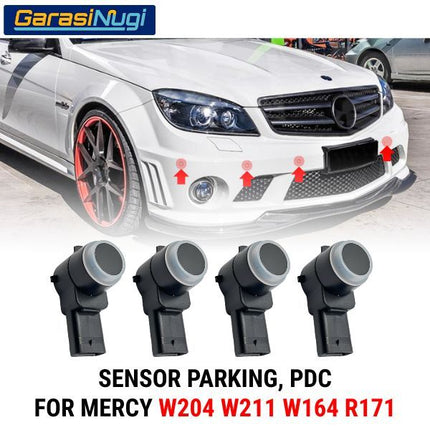 Mercedes W204 W211 W164 Sensor Parkir Reverse Parking Radar Mundur PDC