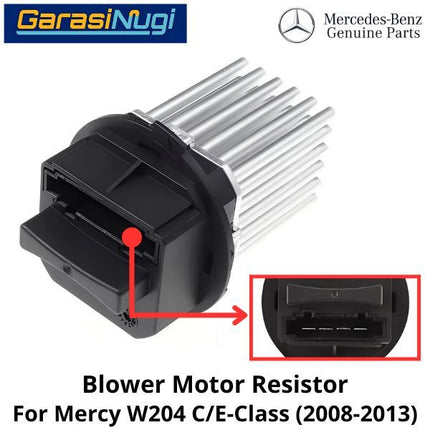 Blower Motor Mercy W204 Resistor Relai Kipas Udara Mercedes C200