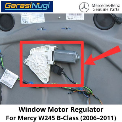 Power Window Mercy W245 Motor Lifter Wiper Dinamo Jendela Pintu ML