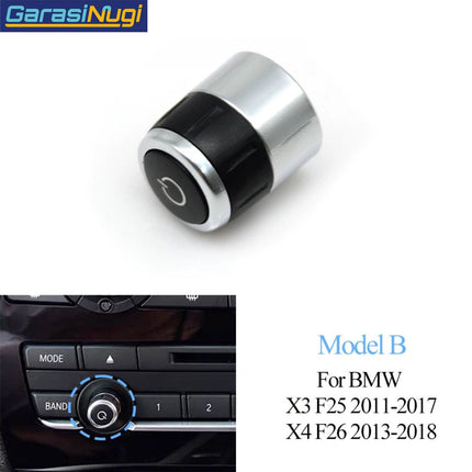 Rotary Radio For BMW F25 F26 Volume Button Knob Tombol CD X3 X4