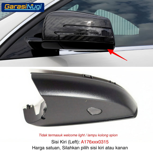 Mercedes W176 W246 W117 Penutup Trim Bawah Kaca Spion Mirror Covering Panel A180 B180