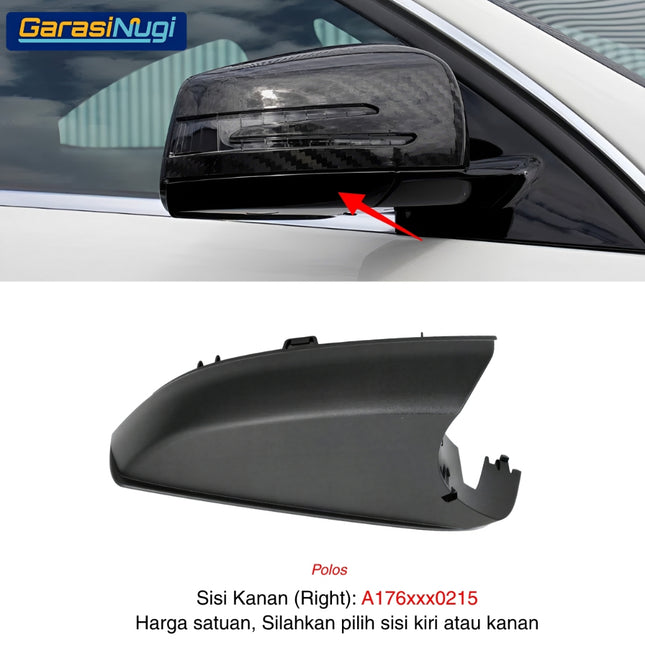Mercedes W176 W246 W117 Penutup Trim Bawah Kaca Spion Mirror Covering Panel A180 B180