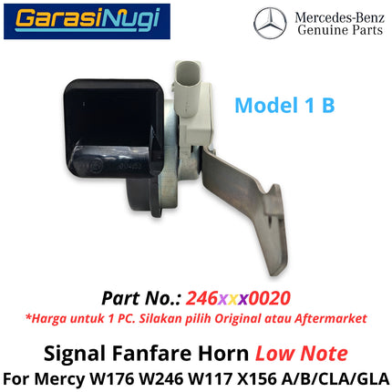 Electric Horn Signal Mercy W176 W246 W117 X156 Fanfare High and Low Note Terompet Klakson Mercedes A200 B180 GLA