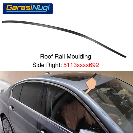BMW G30 Roof Rail Lis Moulding Profil Penutup Atap Unprimed 520 525