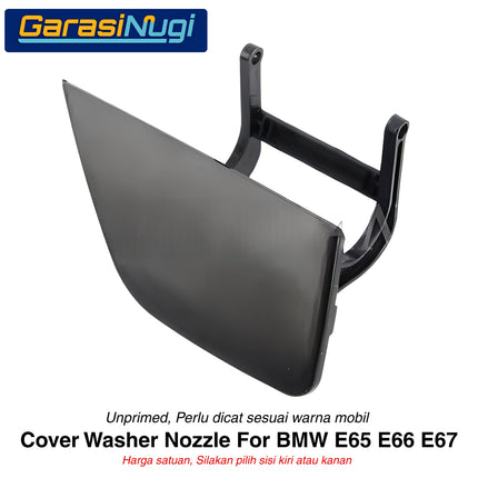 Cover Nozzle For BMW E65 E66 E67 Washer Tutup Lampu Bumper 750