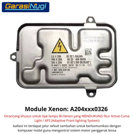 Xenon Ballast For Mercedes W204 Pre-FL Headlight Driver Control Module Lampu Depan C200 C250
