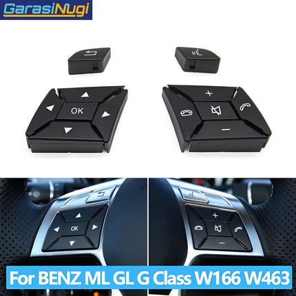 Steering Wheel Button Mercedes W166 W463 Tombol Stir Pengatur Volume Suara Pre FL ML GL G