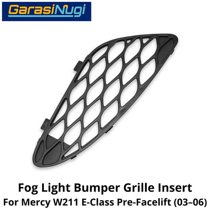 Front Grille Mercy W211 Bumper Cover Mesh Penutup Kisi Ventilasi Grill Elegance Mercedes E240