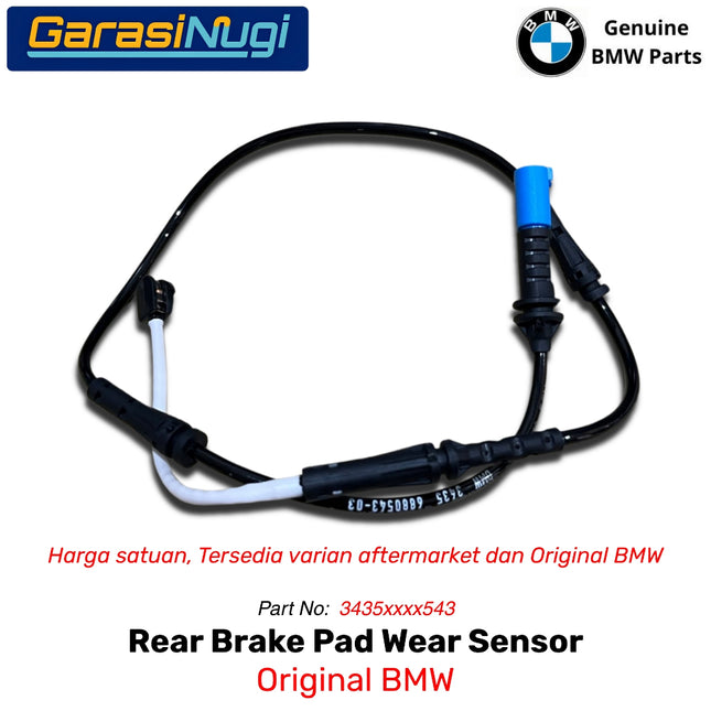 Rear Brake Pad For BMW G02 F98 Wear Sensor Kabel Indikator Keausan Kampas Rem Belakang X4