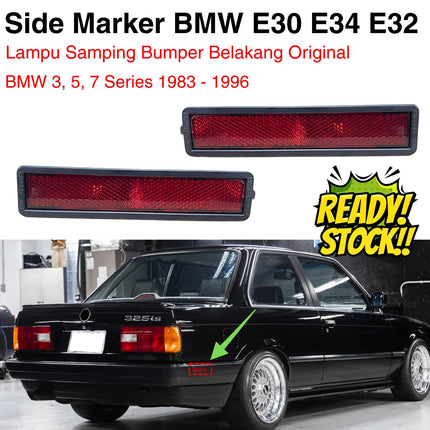 Side Marker BMW E30 E34 E32 Lampu Samping Bemper Depan Belakang Original 318 325