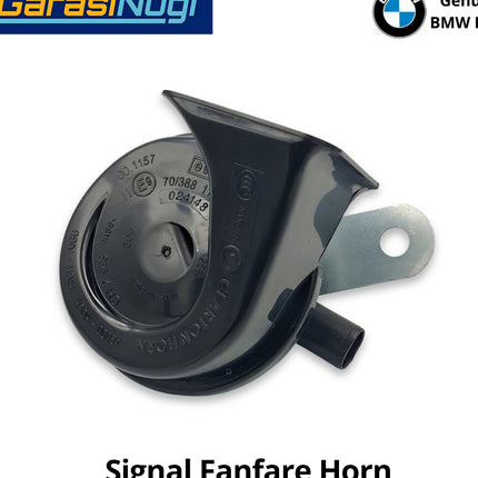 Horn Signal For BMW E39 LCI Fanfare High and Low Note Terompet Klakson 520 2001-2003