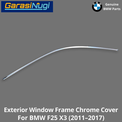 Exterior Window For BMW F25 Door Frame Cover Eksterior Penutup Bingkai Jendela X3 2011-2017