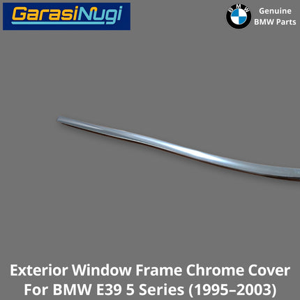 Exterior Window For BMW E39 Door Frame Cover Eksterior Penutup Bingkai Jendela 540 1995-2003
