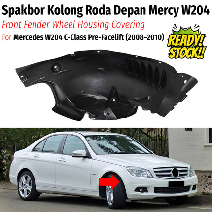 Front Fender Mercy W204 Spakbor Dalam Roda Depan Wheel Housing Covering Karpet Lumpur C180 C200