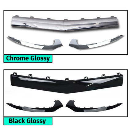 Chrome Lip Mercy W218 Facelift Front Lower Trim Spoiler Bawah Bemper Depan Krom Molding CLS 300 CLS 400