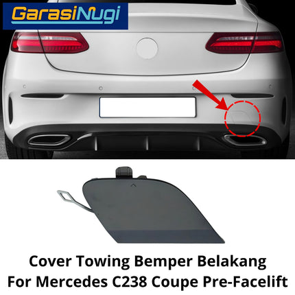 Cover Towing Mercy C238 Coupe Bumper Tow Tutup Lubang Derek E300