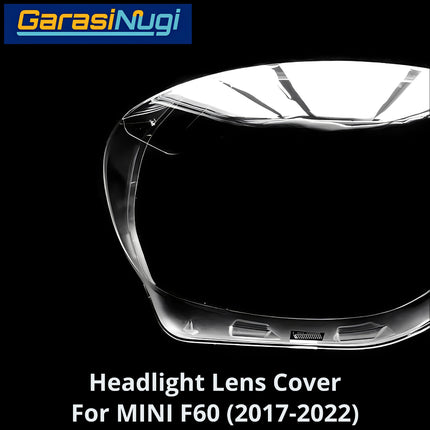 Mika Headlight For MINI Cooper F60 Lens Kaca Cover Lampu Depan 2017-2022