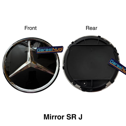 Mercedes W463 W204 W207 W245 Emblem Logo Mercy Grille Mirror Glass Front