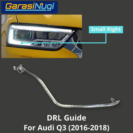 DRL Guide AUDI Q3 Eyebrow Angel Eyes LED Lampu Senja (2016-2018)