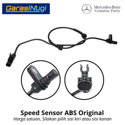 Speed Sensor ABS Smart Fortwo W451 Detektor Kecepatan Roda Belakang Original 2007 - 2015