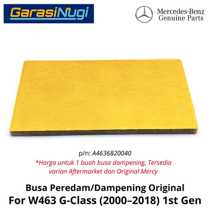Busa Peredam Dampening Mercedes W463 Peredam Getar Kabel Sensor Parkir Original G43 2000 - 2018
