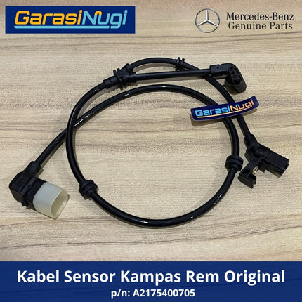 Sensor Brake Pad Mercedes W217 W222 Detektor Keausan Kampas Rem Roda Belakang Original Mercy S400 S450