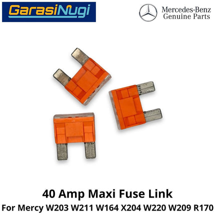 40A Fuse Link Mercy W203 W211 W220 W164 R170 Penghubung Sekring 40 Ampere 00000004215 Mercedes C200 E200 SLK