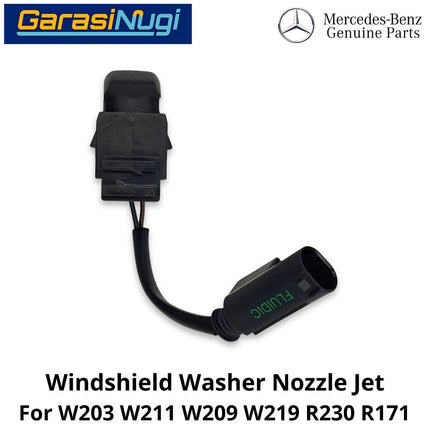 Windshield Washer Mercy W203 W211 W209 R171 Nozzle Jet Nosel Penyemprot Air Kaca Depan Mercedes C200 E200 CLK SLK