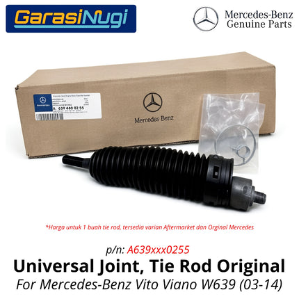 Tie Rod Kit Mercedes Vito Viano Front Axle Universal Joint Steering Drag Link Original W639 2003 - 2014