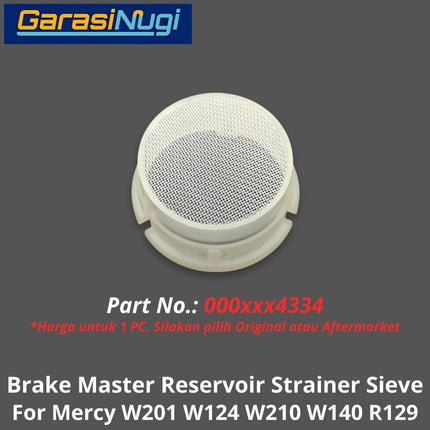 Brake Master Mercy W201 W210 W140 R129 Reservoir Strainer Sieve Saringan Tangki Minyak Rem Mercedes 190 E200 SL