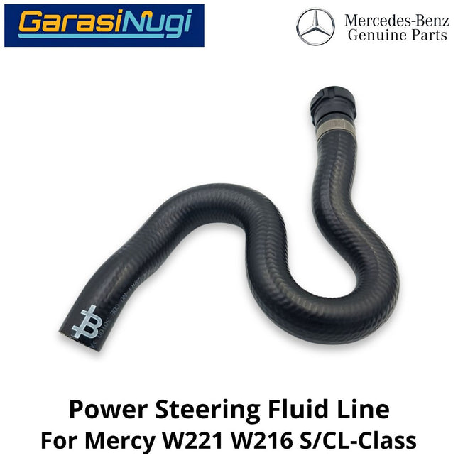 Power Steering Mercy W221 W216 Low-pressure Cooling Hose Selang Pendingin Engine M273 M278 Mercedes S300 CL