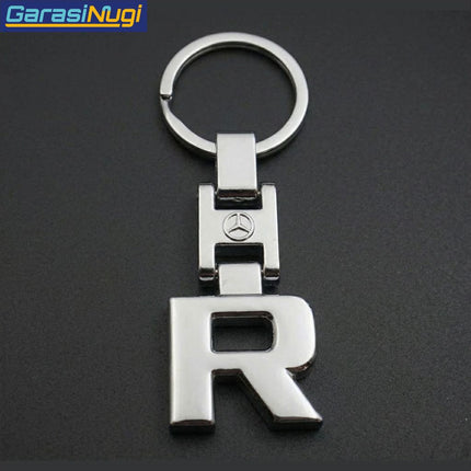 Metal Keychain For Mercedes Gantungan Kunci A B C E G R S AMG CLA CLS GLA GLE GLK ML SLK