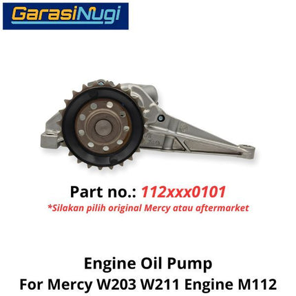 Oil Pump Mercedes W203 W211 Pompa Oli M112 1121810101 Original C200 E240