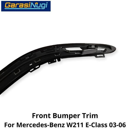 Bumper Trim Mercy W211 Pre-FL Front Cover Penutup Bemper Depan E240