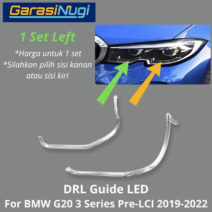 DRL Guide For BMW G20 P-LCI Tube Angel Eyes LED Lampu Senja 320 19-22