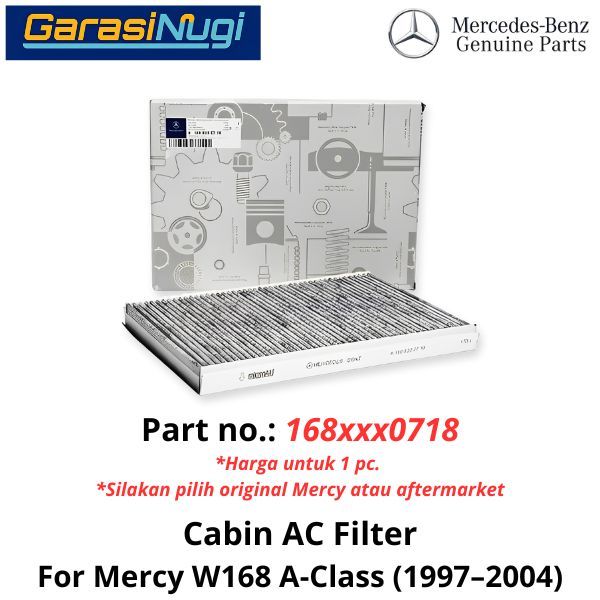Filter Kabin Mercy W168 Original Saringan Udara AC Microfilter 1688300718 A160