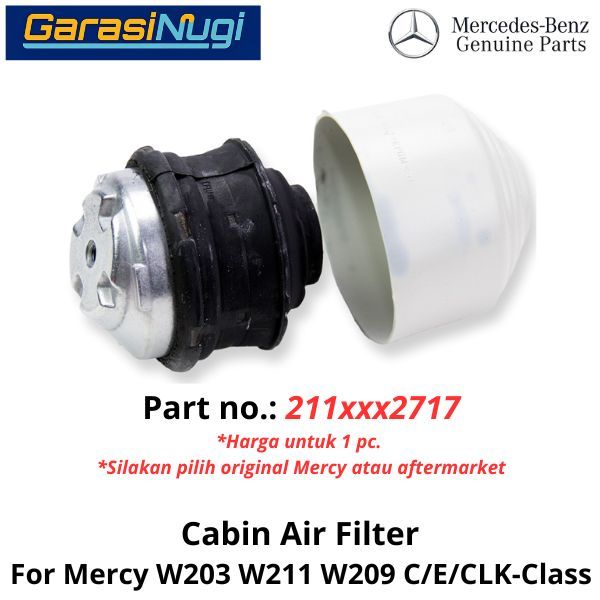 Engine Mounting Mercy W203 W211 W209 Rubber Bantalan Karet Mesin C200 E280 CLK