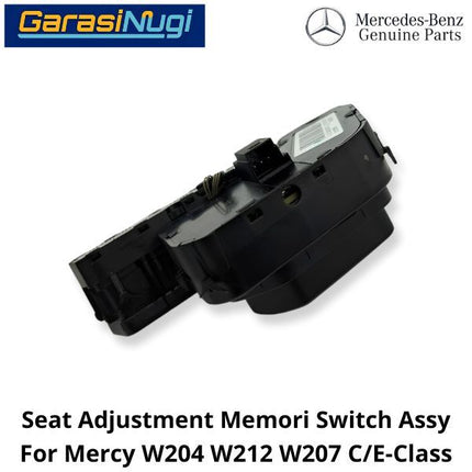 Seat Adjust Mercy W204 W212 W207 Button Assembly Tombol Headrest Kursi C200