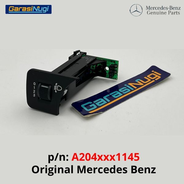 Switch For Mercedes W204 Headlight Regulator Saklar Level Cahaya C200