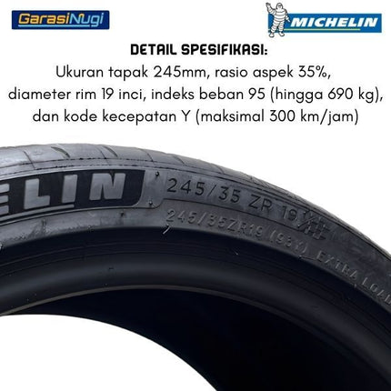 Michelin Tire 245/35 R19 95Y PILOT SPORT 2118 Ban Depan Belakang