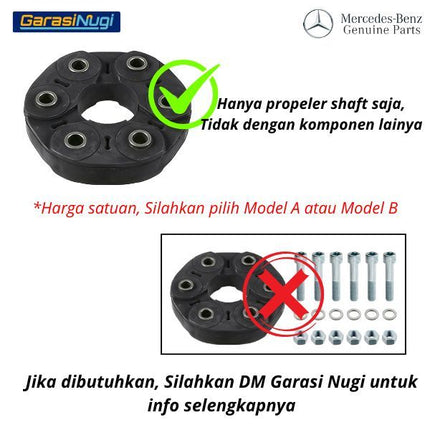 Mercy W211 W203 Propeler Shaft Karet Poros Penggerak Flexibel Disc E240