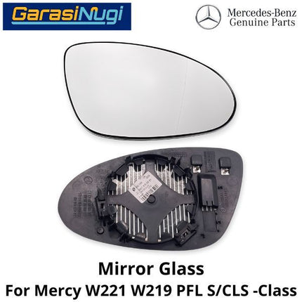 Mirror Glass Mercy W221 W219 Pre-Facelift Cermin Kaca Spion Depan 2218100221 S300 CLS
