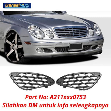 Fog Light Trim Mercy W211 Pre-Facelift AMG Cover Bracket Lampu Kabut E240 E280