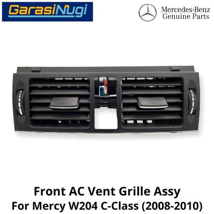 AC Vent Grille Mercy W204 PFL Front Middle Cover Kisi Grill Pendingin Depan Tengah Assy C200