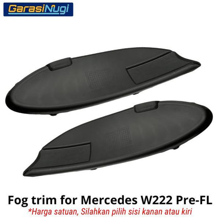 Fog Trim For Mercy W222 Pre-Facelift Cover Chrome Lampu Kabut Grill S450