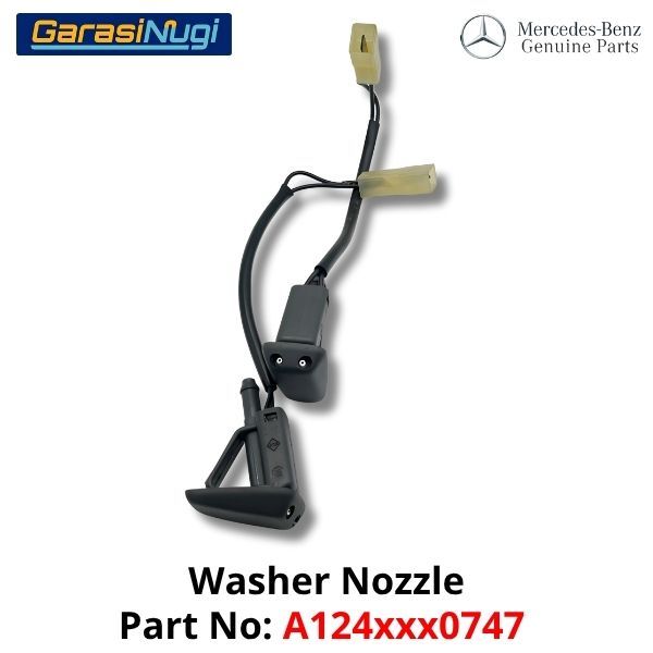 Washer Nozzle Mercy W124 Windscreen Head Lamp Pencuci Mika Depan E230