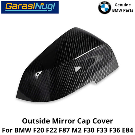 Outside Mirror BMW F20 F30 F32 E84 Cover Cap Penutup Kaca Spion Carbon Fiber Bingkai Luar 120 320 420 X1