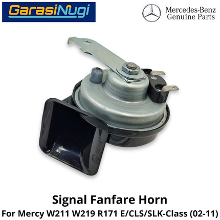 Electric Horn Signal Mercy W211 W219 R171 Fanfare High and Low Note Terompet Klakson Mercedes E240 CLS SLK