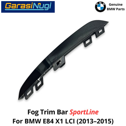 Fog Trim For BMW E84 LCI Bar Front Bumper Strip Bemper Depan Bawah X1 2013-2015